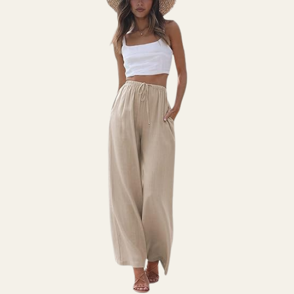 Annabel | Linen Beach Pants
