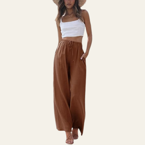 Annabel | Linen Beach Pants